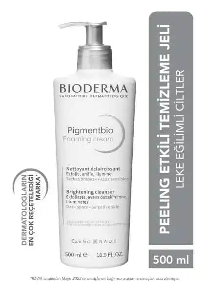 Bioderma Pigmentbio Foaming Cream: Cilt Aydınlatıcı ve Peeling Etkili Yıkama Jeli