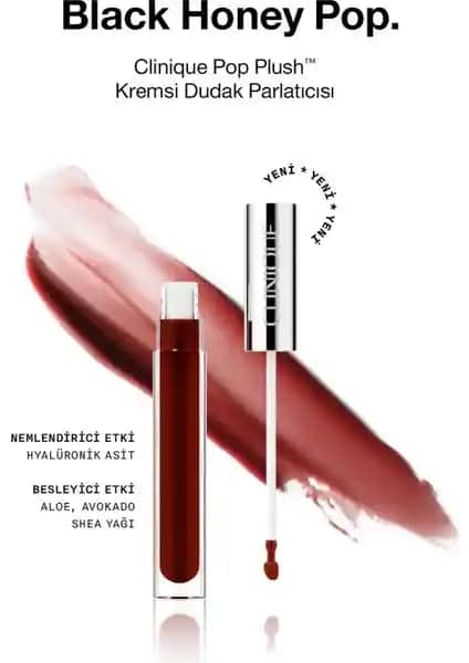 Clinique Pop Plush™ Dudak Parlatıcısı: Doğal ve Göz Alıcı Dudaklar için İdeal Seçim