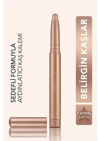 Flormar Kremsi Dokulu Brow Up Highlighter Pencil: Dayanıklı ve Doğal Makyaj