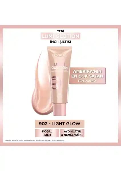 L'Oréal Paris Glotion All-In-One Doğal Işıltı 902 - Cildinize Doğal Parlaklık Katın