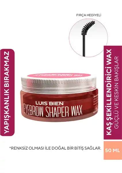 Luis Bien Kaş Şekillendirici Wax: Doğal Görünüm ve Kalıcı Sabitleme Sağlayın