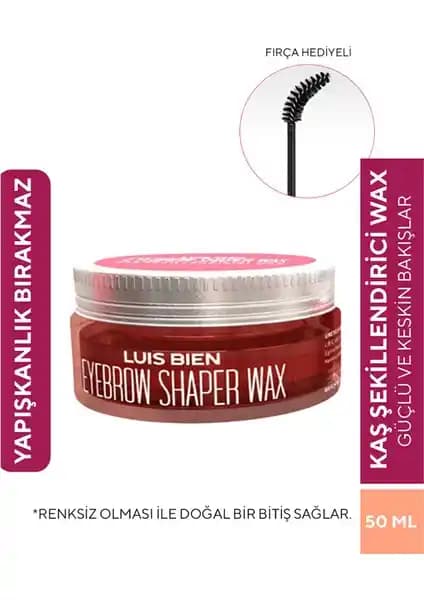 Luis Bien Kaş Şekillendirici Wax: Doğal Görünüm ve Kalıcı Sabitleme Sağlayın