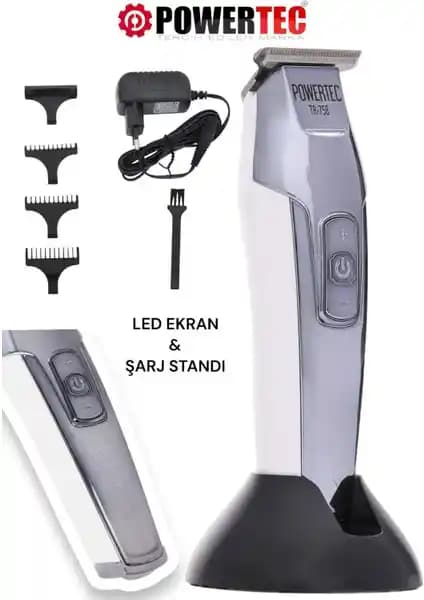 Powertec TR-758 Kablosuz ve Dijital Ekranlı Profesyonel Sakal Tıraş Makinesi İncelemesi
