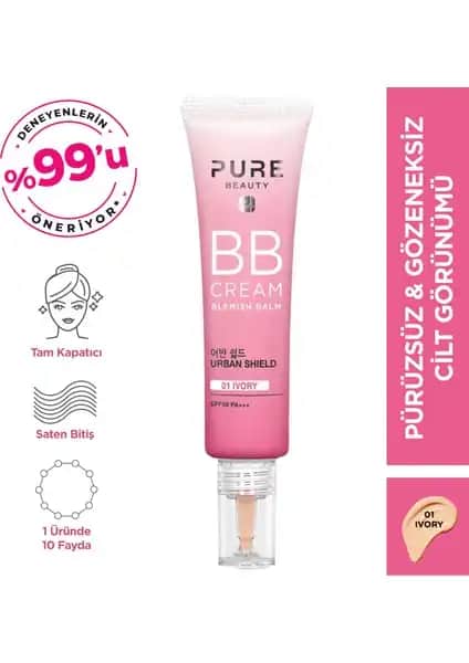 Pure Beauty BB Krem SPF 50 PA+++ ile Cilt Korumanızı Artırın