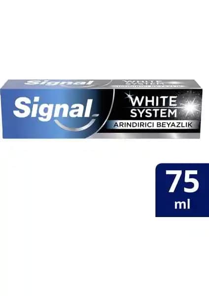 Signal White System Diş Macunu: Aktif Karbon ile Sağlıklı ve Beyaz Dişler İçin