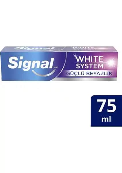 Signal White System Diş Macunu: Güçlü Beyazlatma ve Dişleri Güçlendirme Özellikleri