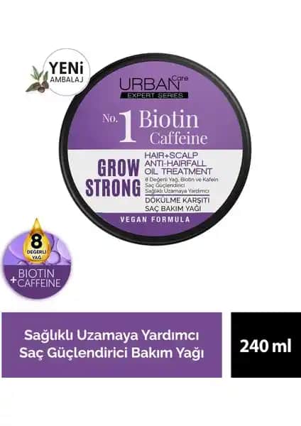 URBAN Care Expert BiotinKafein Arındırıcı Peeling Şampuan ile Saçlarınıza Yenilik Getirin