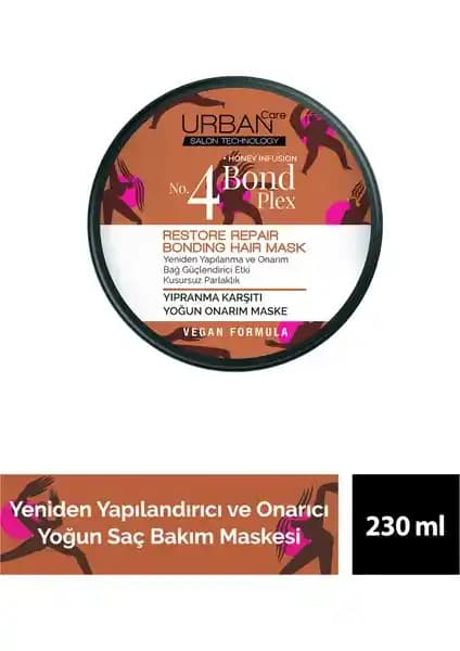 Urban Care No.4 Bond Plex: Yıpranmış Saçlar İçin Yoğun Onarım Maskesi