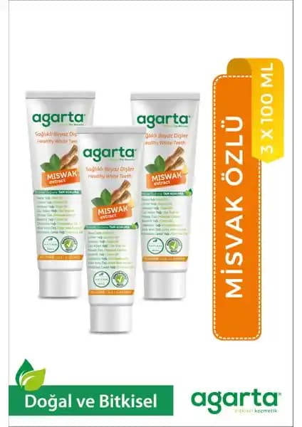 Agarta Doğal Misvak Özlü Diş Macunu ile Ağız Sağlığınızı Doğal Yöntemlerle Koruyun
