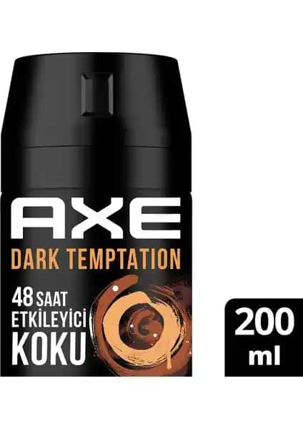 Axe Erkek Sprey Deodorant Dark Temptation XL: Uzun Süreli Ferahlama Sunar