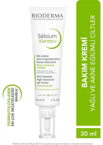 Bioderma Sebium Kerato+ 30 ml: Sivilcelere Karşı Etkili ve İnovatif Serum Çözümü