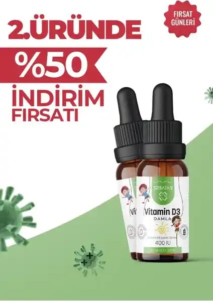 Erbatab Vitamin D3 Kids: Sağlıklı Gelişim İçin Doğal D Vitamini Takviyesi