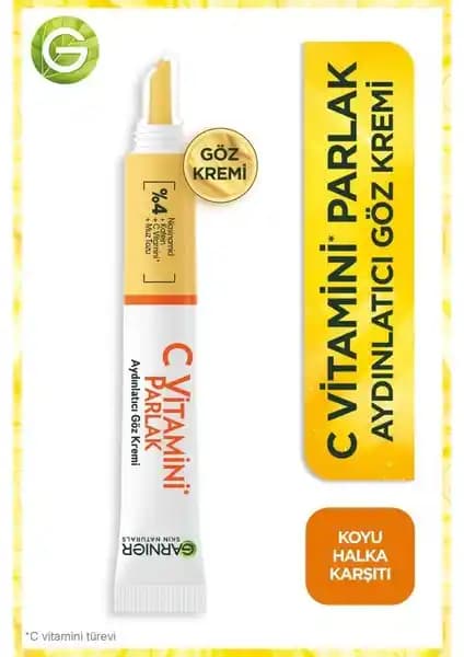 Garnier C Vitamini Göz Kremi: Göz Çevresi İçin Etkili Aydınlatma Çözümü