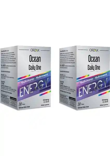 Orzax Ocean Daily One Energy 30 Tablet: Enerji Desteği ve Sağlık Faydaları