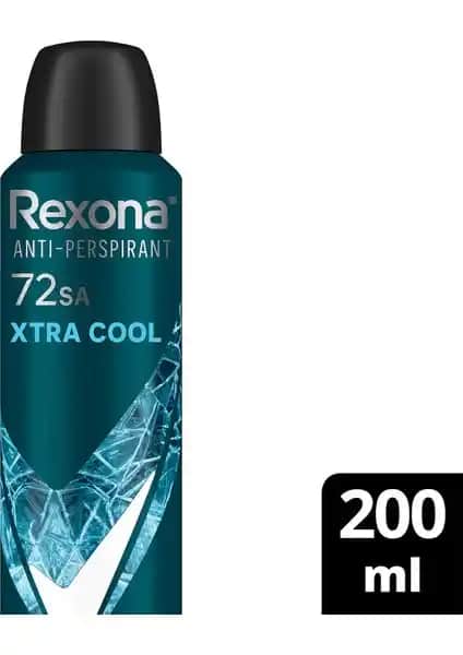 Rexona Men Erkek Sprey Deodorant Xtra Cool: Güçlü 72 Saatlik Koruma Sağlıyor