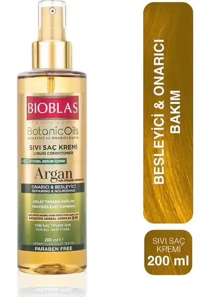 Bioblas Botanic Oils Argan Yağlı Sıvı Saç Kremi: Doğal ve Etkili Saç Bakım Çözümü