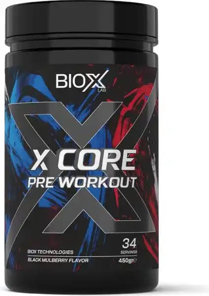 Bioxlab X-Core Preworkout Karadut Aroması: Enerji ve Performans Artırıcı Spor Takviyesi