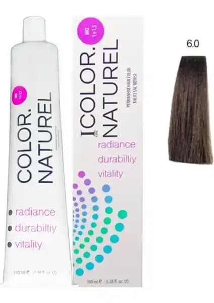 Color Naturel 6.0 Koyu Kumral Saç Boyası: Kalıcı ve Doğal Renk Seçeneği