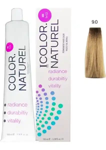 Color Naturel 9.0 Sarı Saç Boyası: Kalıcı ve Doğal Renkler İçin Güçlü Seçenek