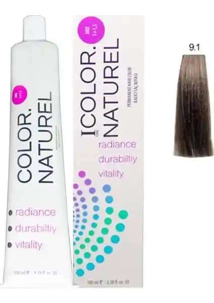 Color Naturel 9.1 Küllü Sarı Saç Boyası: Doğal ve Kalıcı Renk Seçeneği
