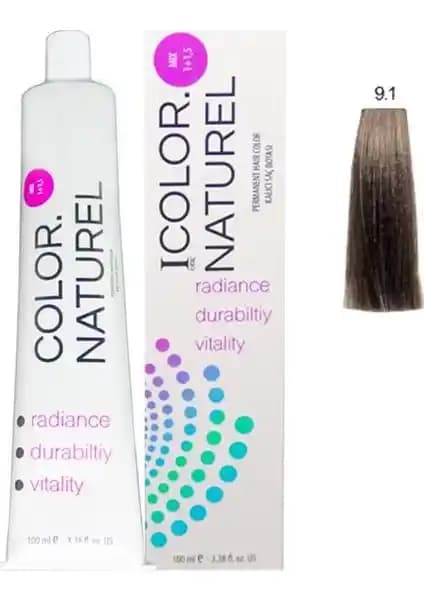 Color Naturel 9.1 Küllü Sarı Saç Boyası: Doğal ve Kalıcı Renk Seçeneği