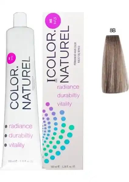 Color Naturel Orta Bej Saç Boyası 8B Kalıcı ve Doğal Görünüm Sağlayan Formül