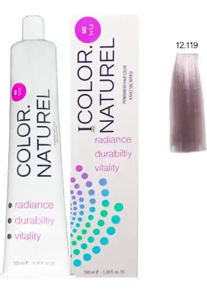 Color Naturel Saç Boyası 12.119: Doğal Görünüm ve Kalıcı Renk Sağlayan Profesyonel Ürün