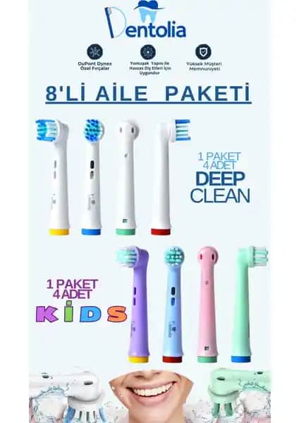 Dentolia ve iBrush Clean Maximizer Yedek Başlıkları Karşılaştırması