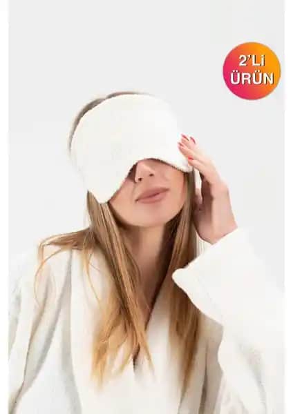 Ender Home CottonVerse 2'li Havlu Göz Bandı: Rahat ve Doğal Uyku Deneyimi İçin Tasarlandı