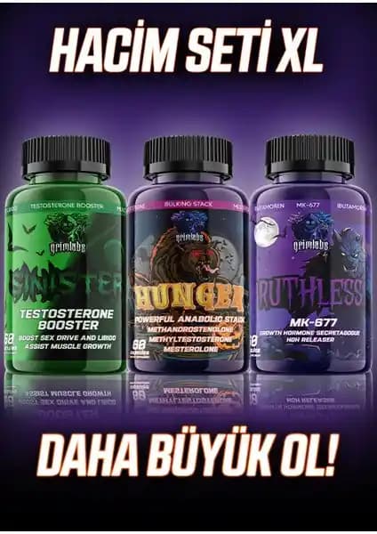Grimlabs XL Hacim Seti: Kas Gelişimini Hızlandıran Güçlü Takviye Çözümü