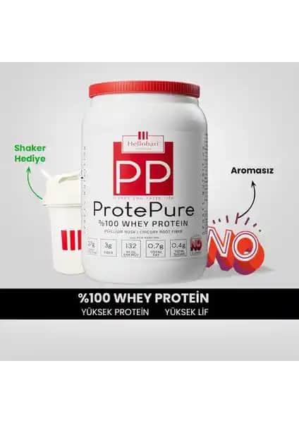 Hellobari Protepure: Aromasız Yüksek Kaliteli Whey Protein ve Lif İçeriğiyle Sağlıklı Beslenme