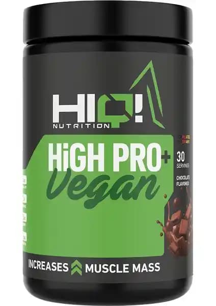 HIQ Nutrition High Pro+ Vegan Çikolata Aromalı Protein Tozu Sağlıklı Yaşam İçin Uygun Bir Takviye