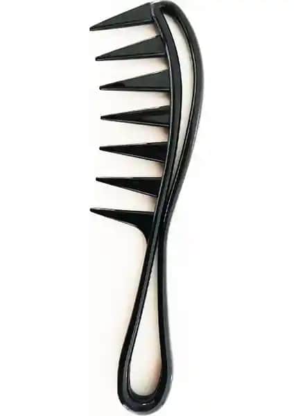 Hydra Karbon Siyah HD 2137 Geniş Dişli Saç Tarağı: Dayanıklı ve Şık Tasarım