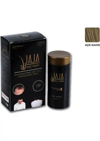Jaja 50 gr Açık Kahve Saç Tozu Topik: Doğal ve Güçlü Saç Dolgunlaştırıcı Çözüm