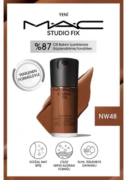 Mac 24 Saat Kalıcı Mat Fondöten ile Studio Radiance Fondöten Karşılaştırması