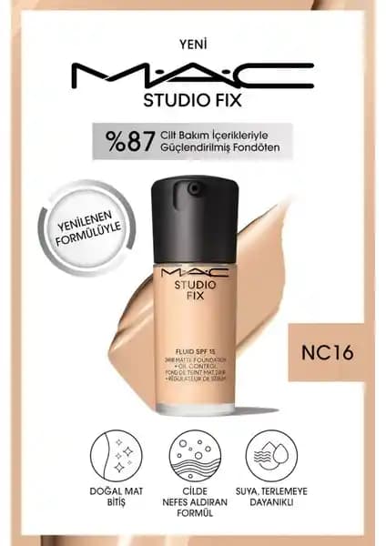Mac 24 Saate Kadar Kalıcı Mat Fondöten ve Mac Studio Fix Fluid Mini Mat Karşılaştırması