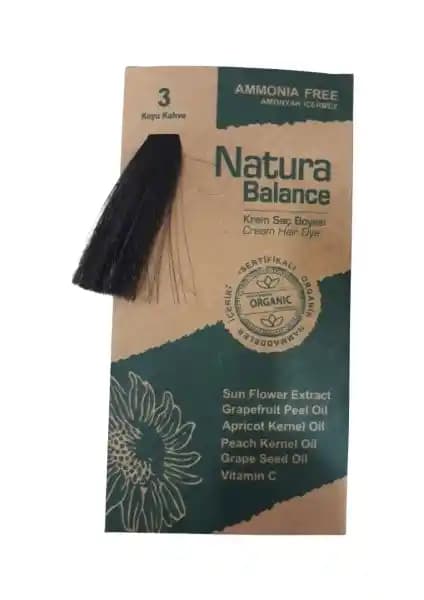 Natura Balance Krem Saç Boyası Koyu Kahve Tonunda Doğal ve Kalıcı Renk Sunar