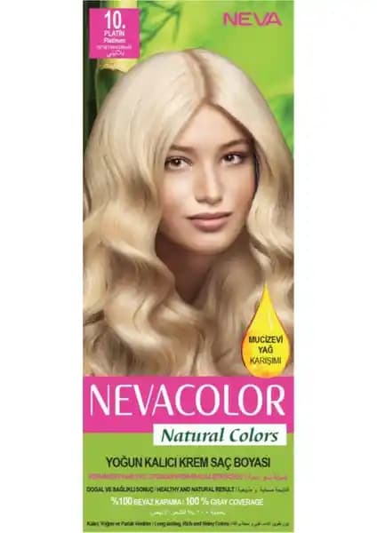 Nevacolor Natural Colors 10 Platin: Kalıcı ve Parlak Saç Renkleri İçin Güvenilir Seçenek