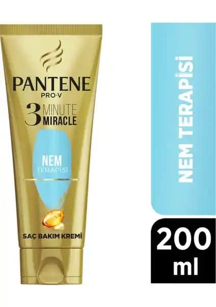 Pantene 3 Minute Miracle Nem Terapisi Saç Kremi: Yoğun Bakım ve Canlandırıcı Etki