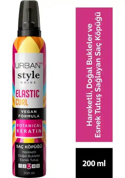 Urban Care Style Guide Elastic Curl Saç Köpüğü ile Doğal ve Hareketli Bukleler Yaratma Rehberi