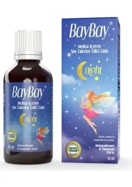 Baybay Night Melisa Ekstresi: Çocuklar İçin Doğal Bir Uyku Destekleyici Damla