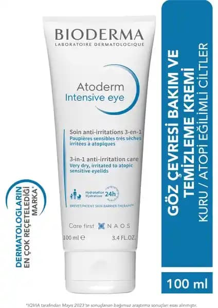 Bioderma Atoderm Intensive Eye Kremi ile Derin Nemlendirme Sağlayın