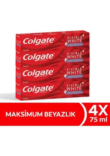 Colgate Visible White Maksimum Beyazlık Diş Macunu ile Güçlü Ağız Sağlığı