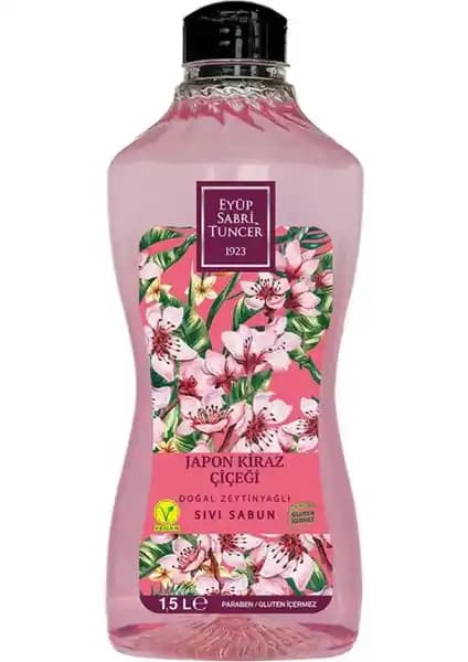 Eyüp Sabri Tuncer Sıvı Sabun Japon Kiraz Çiçeği ile Doğal ve Temiz Cilt Bakımı
