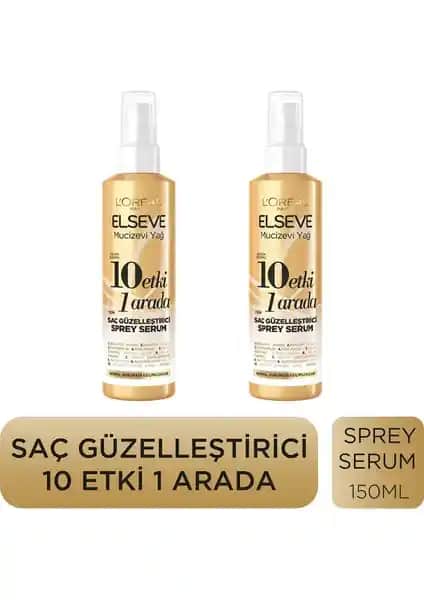 L'oréal Paris Elseve Mucizevi Yağ: 10 Etki 1 Arada Saç Güzelleştirici Sprey Serum Açıklaması