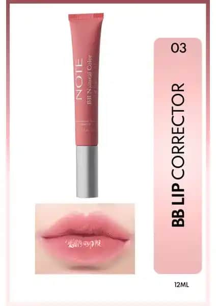Note BB Lip Corrector ve Doğal Görünümlü Nemlendirici Dudak Parlatıcısı Hakkında Detaylar