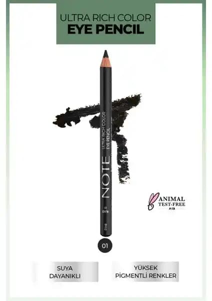 Note Ultra Rich 01 Black Göz Kalemi: Kaliteli ve Kullanışlı Makyaj Aracı