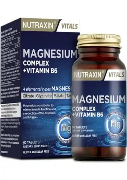 Nutraxin Magnezyum Kompleks: Enerji ve Kas Rahatlaması İçin Dikkate Değer Bir Takviye