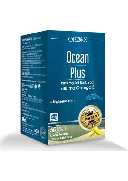 Ocean Plus 1200 mg Balık Yağı Kapsülleri ile Sağlıklı Yaşama Adım Atın