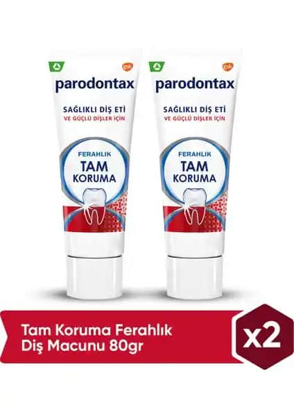Parodontax Ferahlık Tam Koruma ile Diş Sağlığınızı Uzun Süre Koruyun